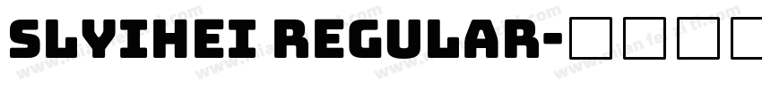 Slyihei Regular字体转换